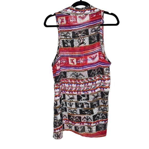 NWT Show Me Your Mumu Caz Collared Top Large Wild Wyoming Button Front $132 - Picture 8 of 10